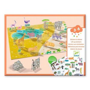 PEGATINAS REPOSICIONABLES - LOS ANIMALES