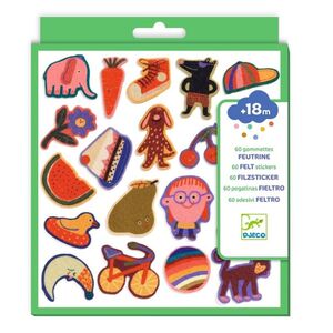 60 PEGATINAS BEBÉS FIELTRO - LOS DIVERTIDOS