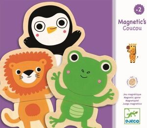 JUEGO MAGNÉTICO DE MADERA ANIMALES COUCOU