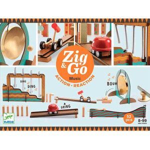 CONSTRUCCIÓN ZIG&GO 52 PIEZAS MUSIC