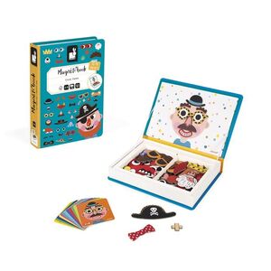 LLIBRE MAGNETIC CRAZY FACES BLAU