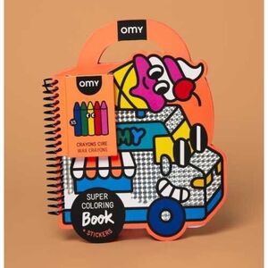 LIBRO OMY CON PINTURAS Y PEGATINAS YUMMY