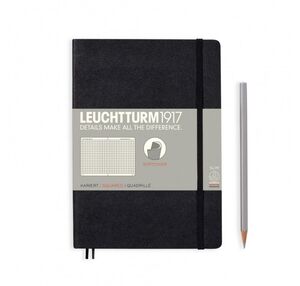 LIBRETA MEDIUM A5 · TB · NEGRA · CUADROS