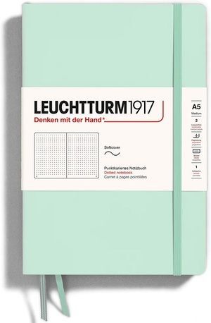 LIBRETA MEDIUM A5 · TB · MINT · DOTS
