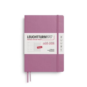 LEUCHTTURM1917  AGENDA 18 MESES 2026 PLANIFICADOR SEMANAL + NOTAS A5   DUSTY ROSE