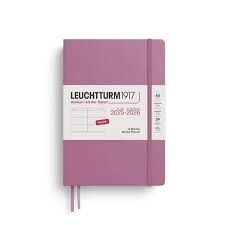 LEUCHTTURM1917  AGENDA 18 MESES 2026 SEMANAL HORIZONTAL A5  DUSTY ROSE