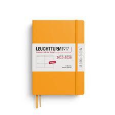 LEUCHTTURM1917  AGENDA 18 MESES 2026 SEMANAL HORIZONTAL A5  RISING SUN