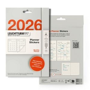 LEUCHTTURM1917 PLANNER STICKERS 2026 MONTHLY - A5 NOTEBOOK PLANNING STICKERS