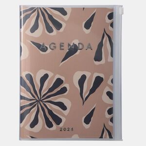 2024 AGENDA A5 ABSTRACT BEIGE