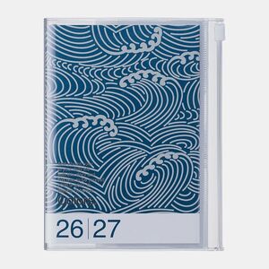 AGENDA MARK'S 2027 A6 - OLA AZUL MARINO