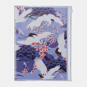 AGENDA MARK'S 2027 A5 JAPAN - PÁJAROS VIOLETAS
