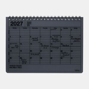CALENDARIO/LIBRETA MARK'S 2027 PEQUEÑO - NEGRO