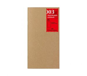 TN REGULAR 003 REFILL BLANK NOTEBOOK