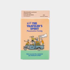 TRAVELER'S NOTEBOOK PASSPORT SIZE CLEAR FOLDER 2026