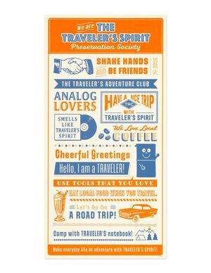 TRAVELER'S NOTEBOOK PLASTIC SHEET 2026