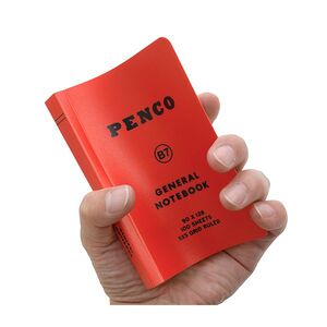 NOTEBOOK B7 PENCO RED