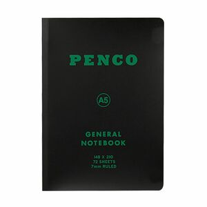 SOFT PP NOTEBOOK A5 RULED BLACK