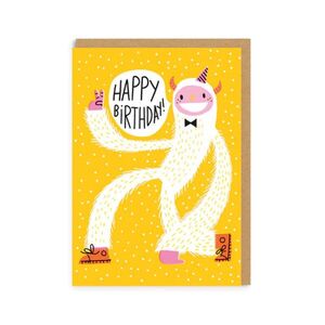 POSTAL · HAPPY BIRTHDAY YETI