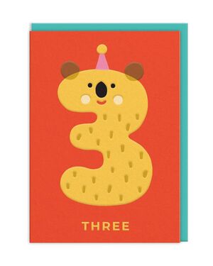 POSTAL · AGE 3 KOALA BIRTHDAY
