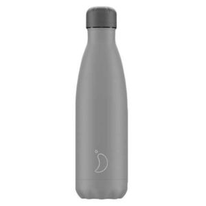 BOTELLA CHILLY'S 500ML MATE GRIS TOTAL