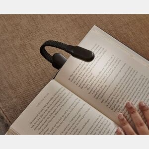 LUZ DE LECTURA RECARGABLE NEGRO