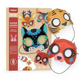 MÁSCARAS DE PAPEL  FIESTA EN EL BOSQUE