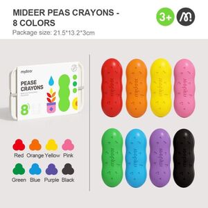MIS PRIMEROS CRAYONES - 8 CERAS DE COLORES