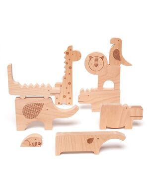 PUZZLE DE FUSTA APILABLE SAFARI