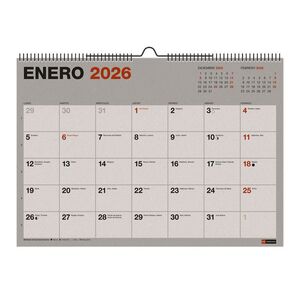 2026 * CALENDARIO PARED A3 RECYCLED