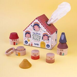 MY THREE LITTLE PIGS - JOC DE FUSTA PER APILAR
