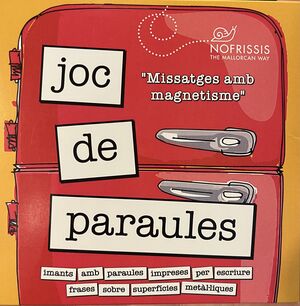 JOC DE PARAULES · MISSATGES AMB MAGNETISMES