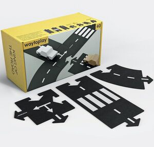 WAYTOPLAY 40PC - KING OF THE ROAD - CARRETERA FLEXIBLE DE JUGUETE