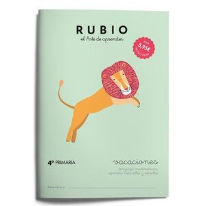 RUBIO VACACIONES  - 4º PRIMARIA