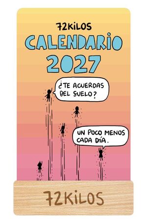 CALENDARIO MESA DE TARJETAS 2027 - 72 KILOS