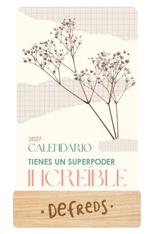 CALENDARIO MESA DE TARJETAS 2027 - DEFREDS