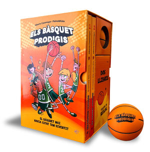 PACK ELS BÀSQUET PRODIGIS: 2 LLIBRES + PILOTA