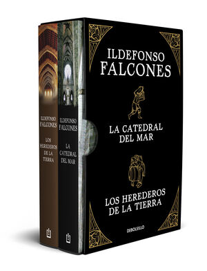 ILDEFONSO FALCONES (EDICIÓN ESTUCHE CON: LA CATEDRAL DEL MAR  LOS HEREDEROS DE