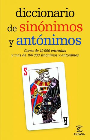 DICCIONARIO DE SINÓNIMOS Y ANTÓNIMOS