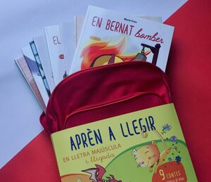 MOTXILLA AMB 9 LLIBRES PER APRENDRE A LLEGIR