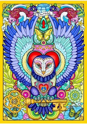 ABRE EL CORAZON PRINT A3 EL SEÑOR DE LOS TRES