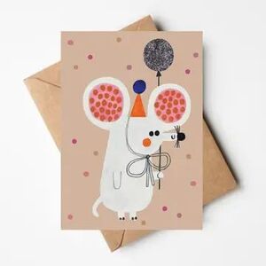 PARTY MOUSE CARD DARIA SOLAK