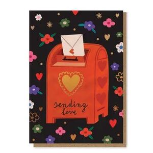 SENDING LOVE GOLD FOIL CARD DARIA SOLAK