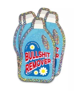 GLITTER STICKER BULLSHIT REMOVER DETERGENT