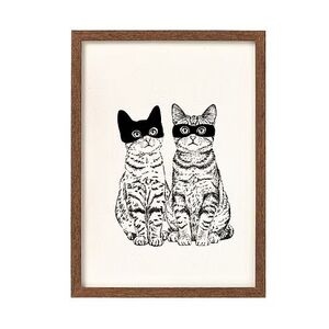 PRINT A5 TWO CATS - LAURA AGUSTÍ