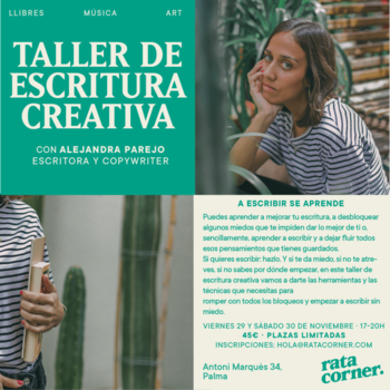 Taller de iniciación a la escritura creativa con Alejandra Parejo