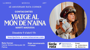 6è aniversari Rata Corner : Contacontes amb Viatge al món de n'Aina