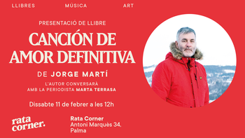 Presentació de 'Canción de amor definitiva' de Jorge MArtí