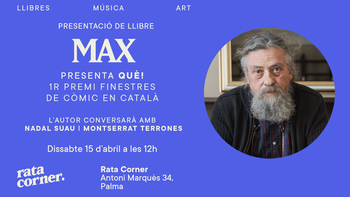 Presentació 'Què! de Max. 1r Premi Finestres de còmic en català