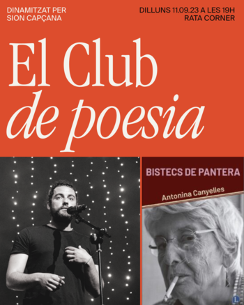 EL CLUB de poesia 'Bistecs de pantera' d'Antonina Canyelles