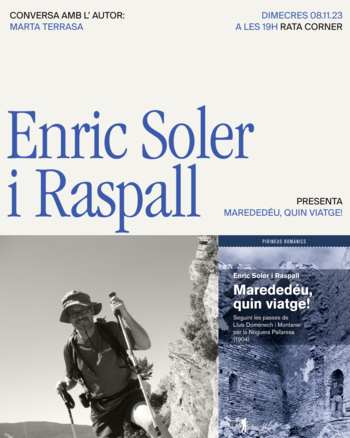 Enric Soler i Raspall presenta 'Marededéu, quin viatge!'